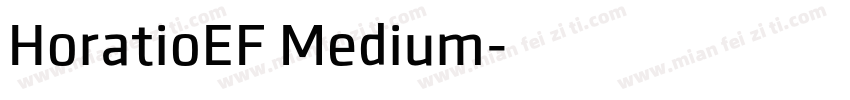 HoratioEF Medium字体转换